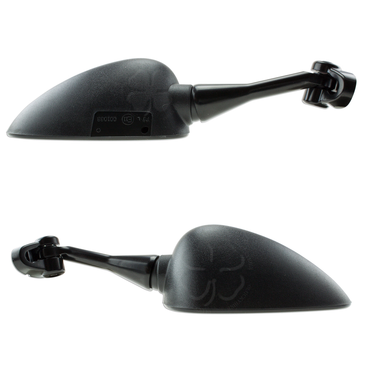 Krator Black Racing Mirrors For Honda CBR 600 F4/F4i & RC51 - OEM Style Left & Right Set