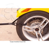 Tie Down - Soft Loop Strap & Tire Strap Kit - ZipStrap Ratchet Black