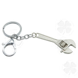 Key Ring - Adjustable Wrench - Silver