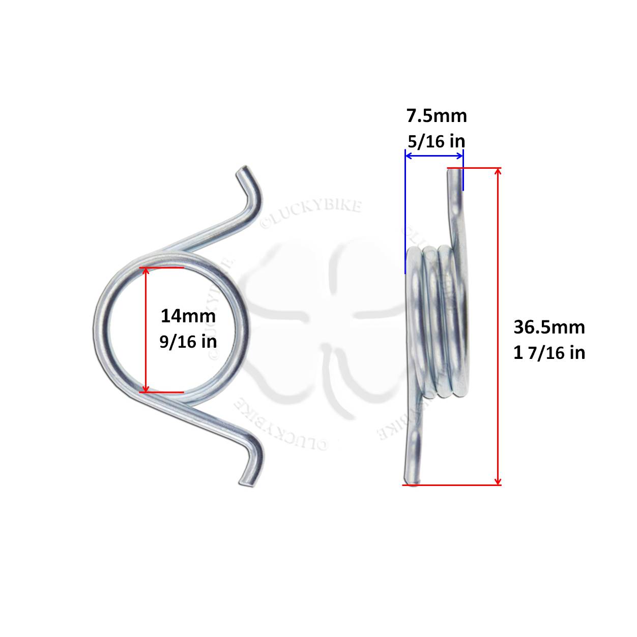 Bike Peg Spring Foot Peg - Spring - 52-800 x2 – LuckyBike.com