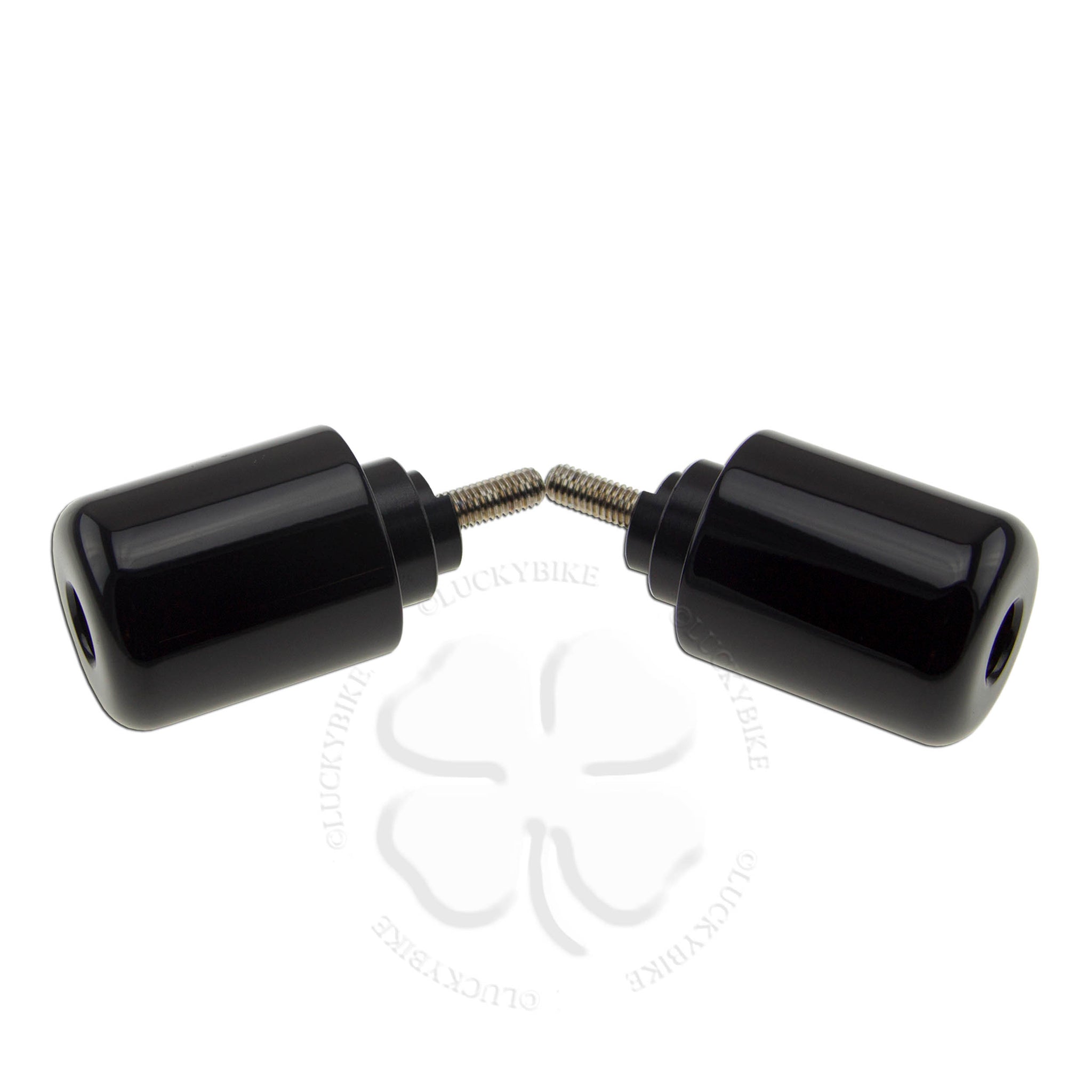 Pair Alloy Bar End Weights For Honda CBR600, CBR900, CBR1000RR, VTR – Black, BIKE IT