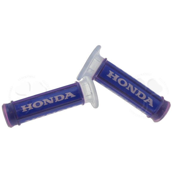Grips - Honda Logo - Blue