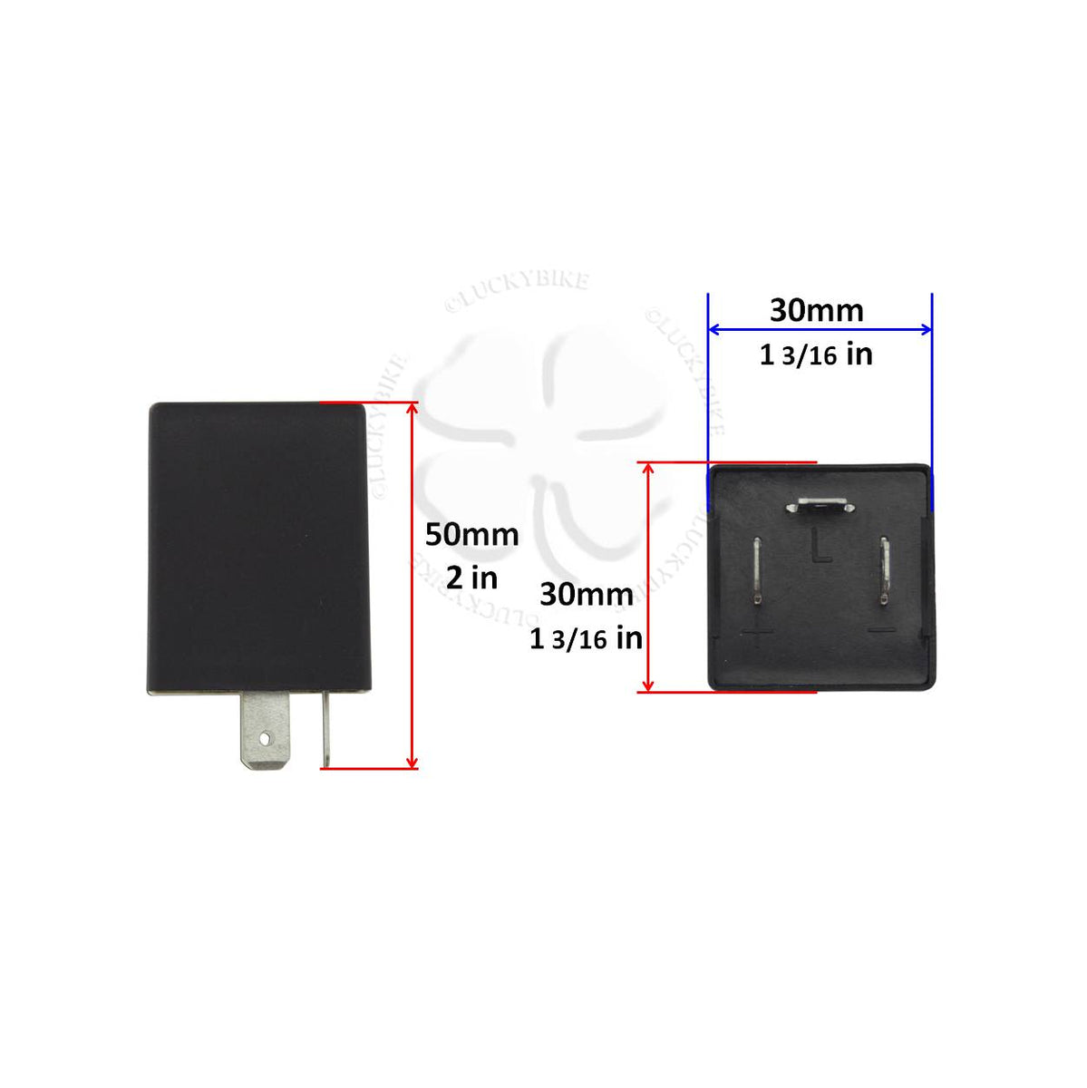 Lighting - Relay - LED Flash Controller - 3 Pin Square – LuckyBike.com